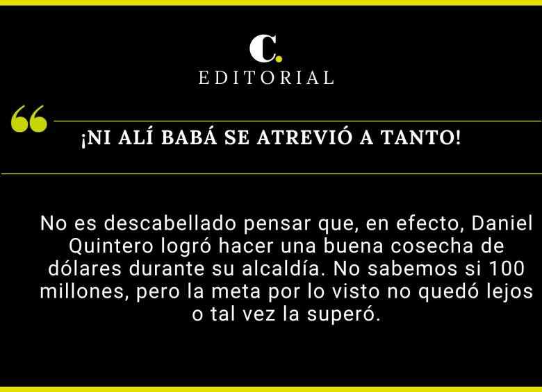¡Ni Alí Babá se atrevió a tanto!
