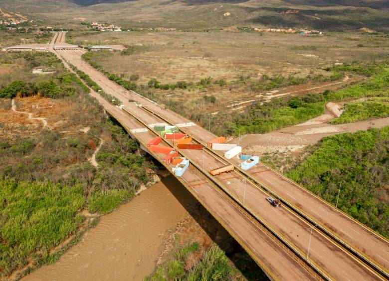 El Tienditas es el puente internacional más grande de la zona de frontera. Fue inaugurado en 2017, pero no ha entrado en funcionamiento aún. FOTO Camilo Suárez Echeverry