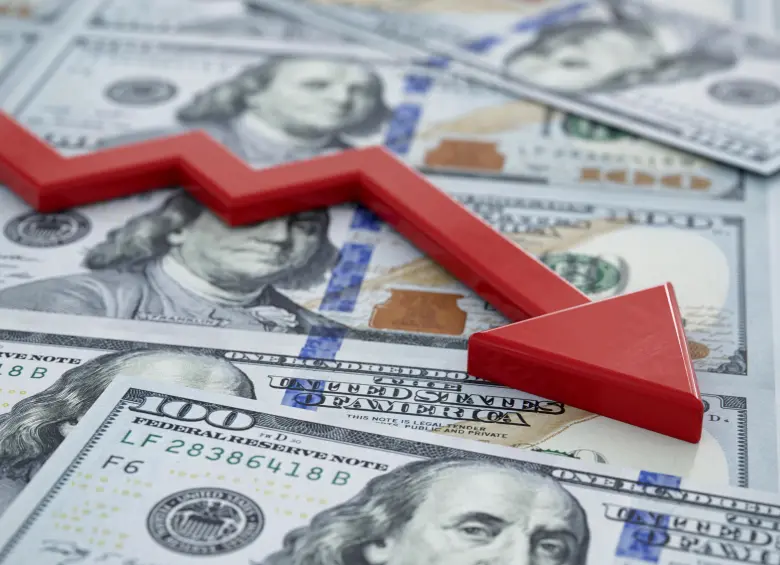 El dólar cerró en $3.475,78, su nivel más bajo en cinco años, impulsado por un mejor ambiente en los mercados internacionales. FOTO: GETTY