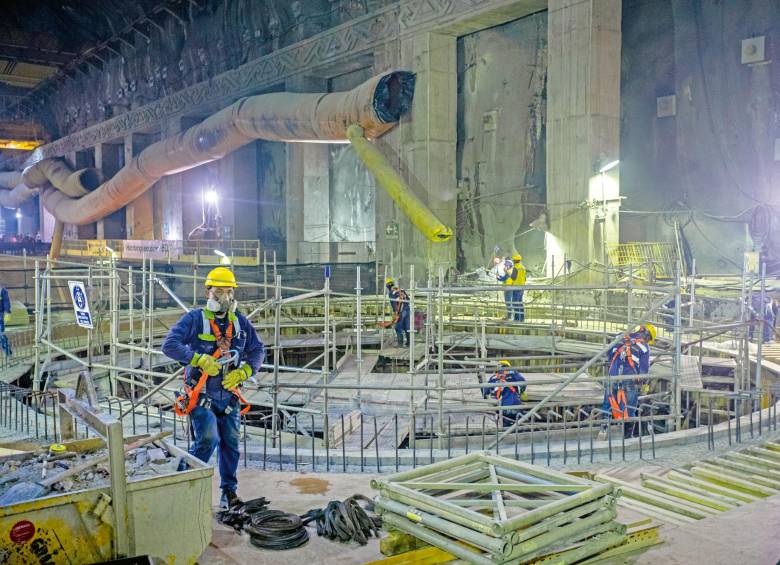 El proyecto hidroeléctrico presenta un avance constructivo del 87,3%. FOTO Juan Antonio Sánchez