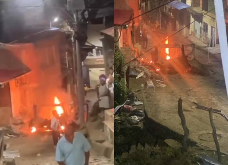 La detonación de un carro bomba cerca de la estación de Policía de Suárez, Cauca, destruyó varias viviendas y locales en la madrugada del lunes. Las autoridades investigan el hecho y evalúan posibles heridos. FOTO: captura de video, X. 