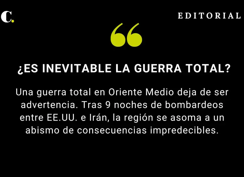 ¿Es inevitable la guerra total?