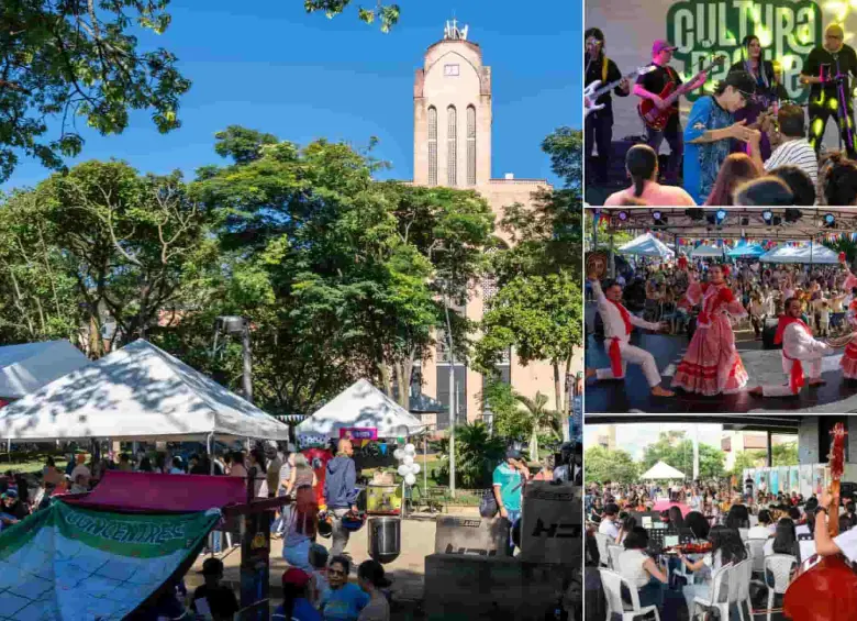Algunas postales de Cultura Parque en las diversas actividades que se han realizado en Medellín y sus corregimientos. FOTO Cortesía