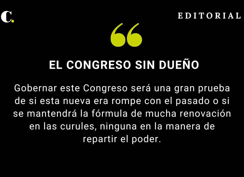 El Congreso sin dueño