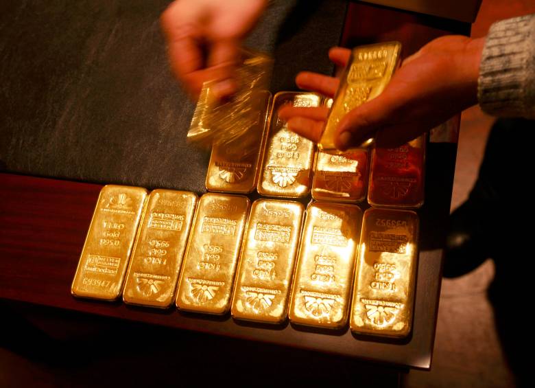 La onza del oro alcanzó lo 4.500 dólares. FOTO GETTY