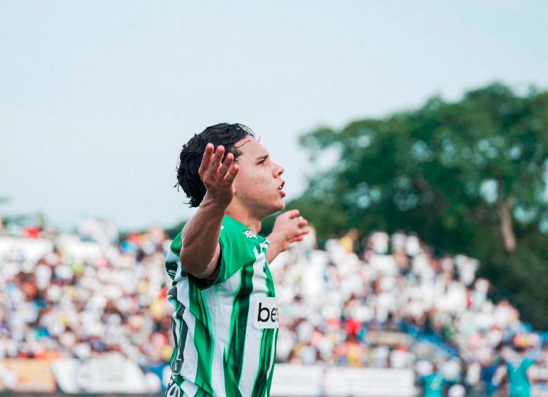 Kevin Parra fue el autor del primer gol de Nacional sobre Jaguares. FOTO CORTESÍA NACIONAL