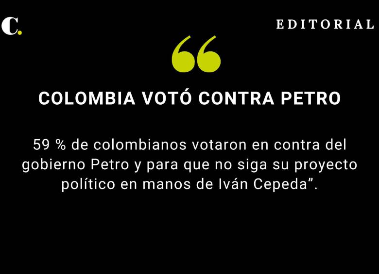 Colombia votó contra Petro