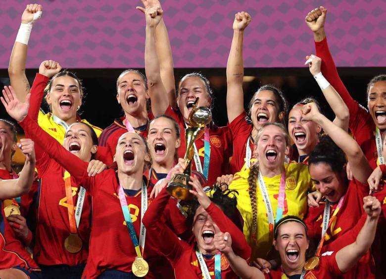 La Selección de España fue la última ganadora de una Copa Mundial de la FIFA. FOTO: CUENTA DE X @FIFAWWC