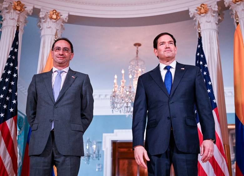 El vicepresidente electo se reunió con el secretario de Estado en Washington. Foto: AFP