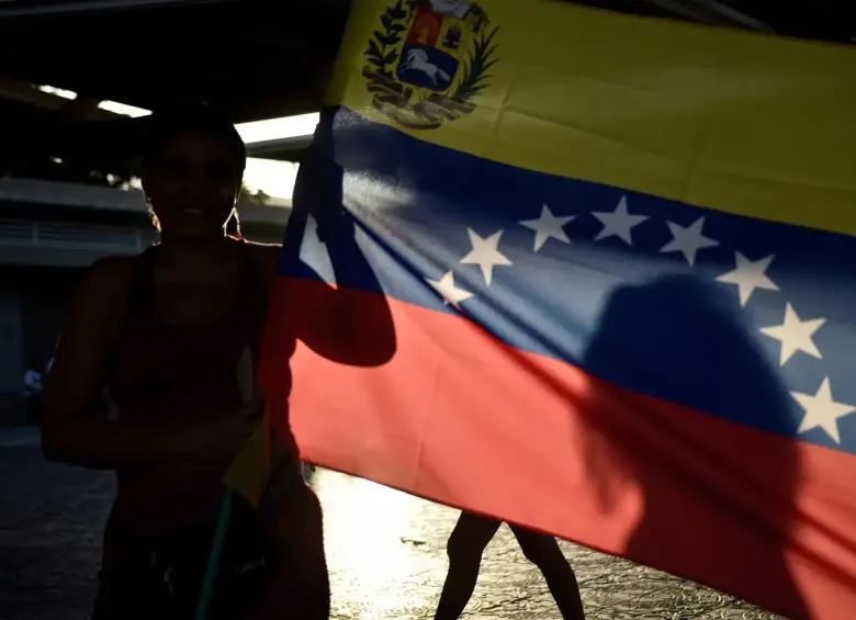  Residentes venezolanos en La Plaza de La Paz en Venezuela. (Colprensa - Cristian Bayona).