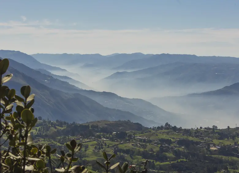 El Páramo Las Baldias, límite entre Bello y Medellín. FOTO: EL COLOMBIANO