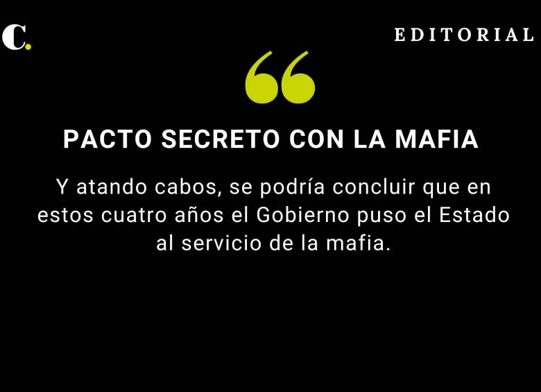 Pacto secreto con la mafia