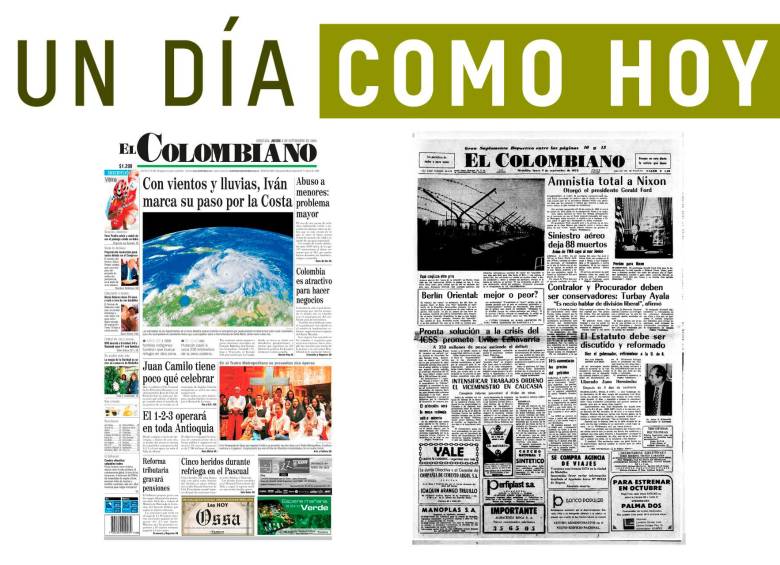Un día como hoy 9 de septiembre