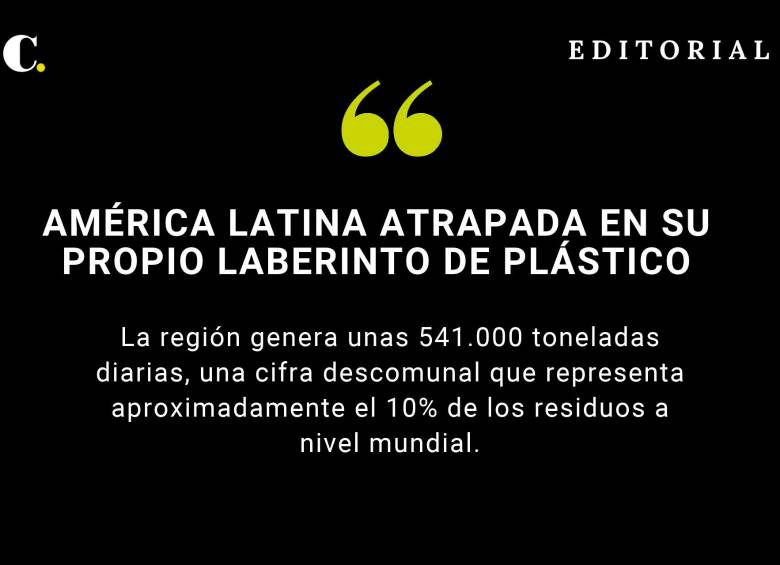 América Latina atrapada en su propio laberinto de plástico