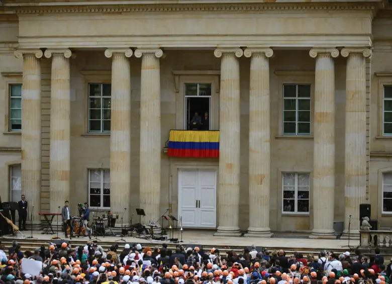 La Casa de Nariño asumirá su seguridad únicamente con apoyo de las Fuerzas Militares colombianas, tras el retiro del respaldo de EE. UU. FOTO: AFP