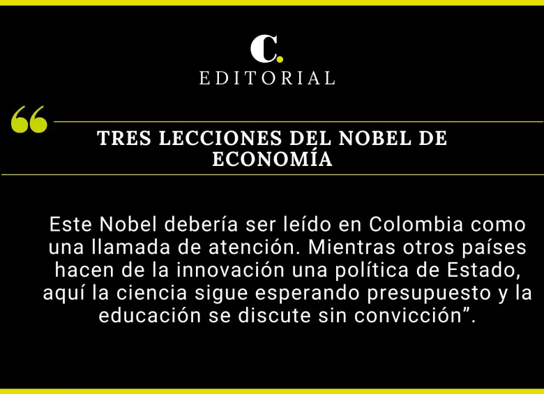 Tres lecciones del Nobel de Economía