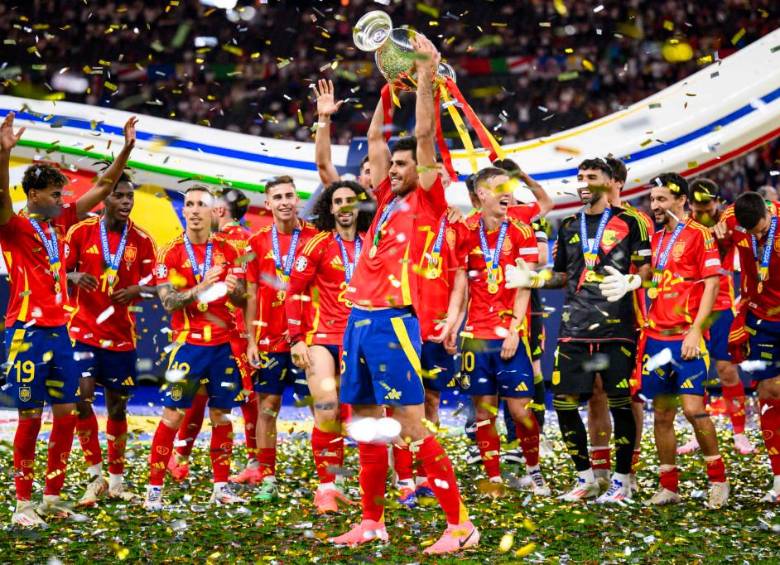 El seleccionado español consiguió en 2024 su cuarto título de Eurocopa en la edición de que se jugó en Alemania. Foto: AFP