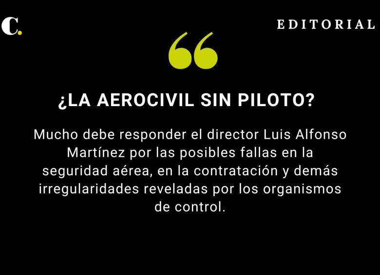 ¿La Aerocivil sin piloto?