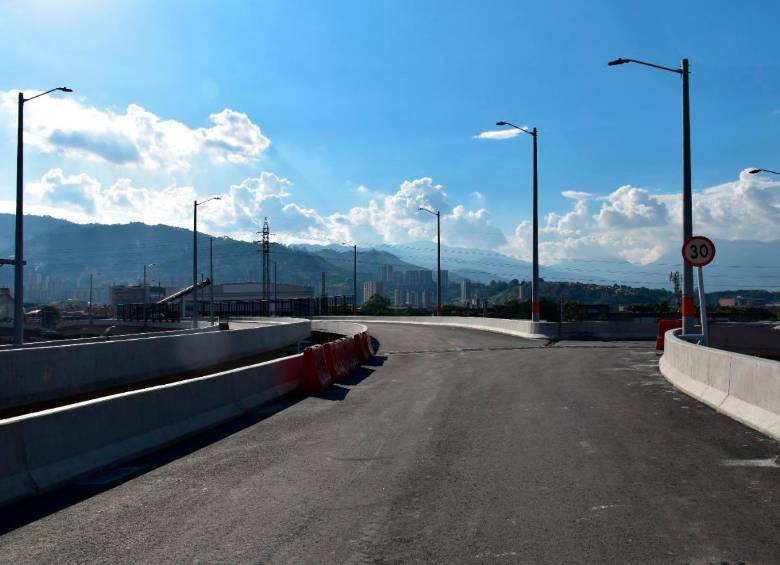 El tramo abierto ayudará a mejorar la movilidad en el sur. Foto: Cortesía Área Metropolitana