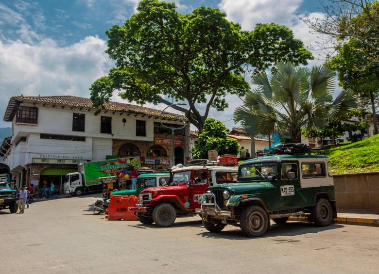 La zona urbana de Amagá fue la más afectada por el daño de la tubería. FOTO: CAMILO SUÁREZ