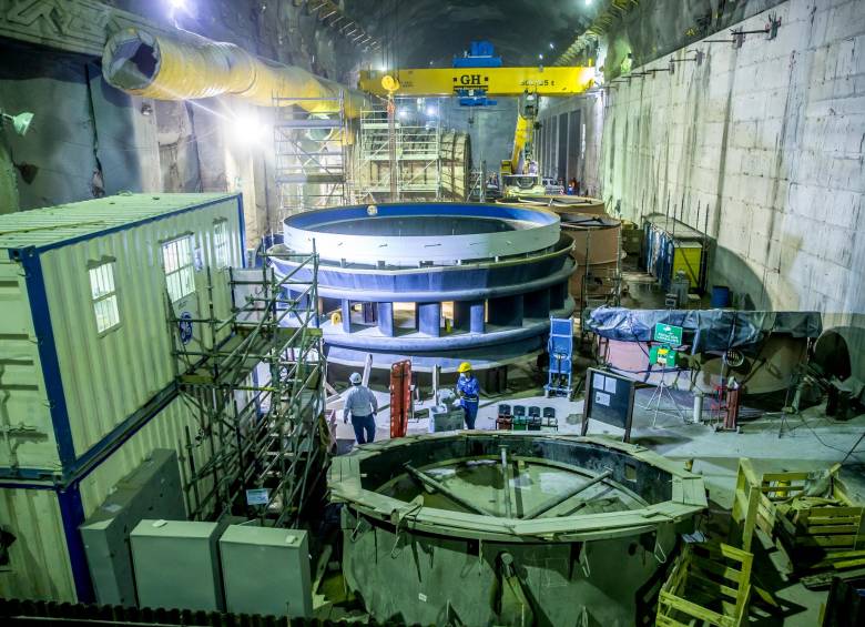 Actualmente el proyecto Hidroituango completa cerca de un 86% de su construcción: FOTO: Archivo.