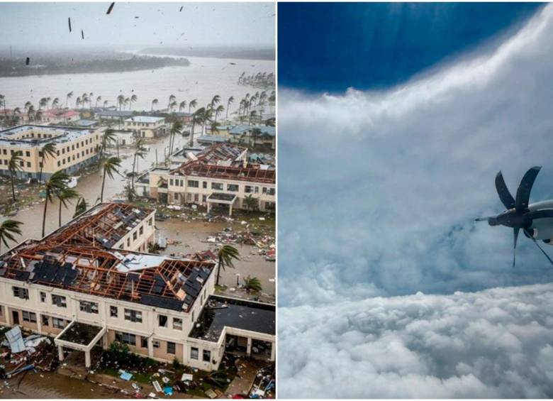 Melissa azotó a Jamaica este martes, 28 de octubre, con vientos de hasta 298 km/h. FOTOS: Tomadas de X @Osint613 y US Air Force