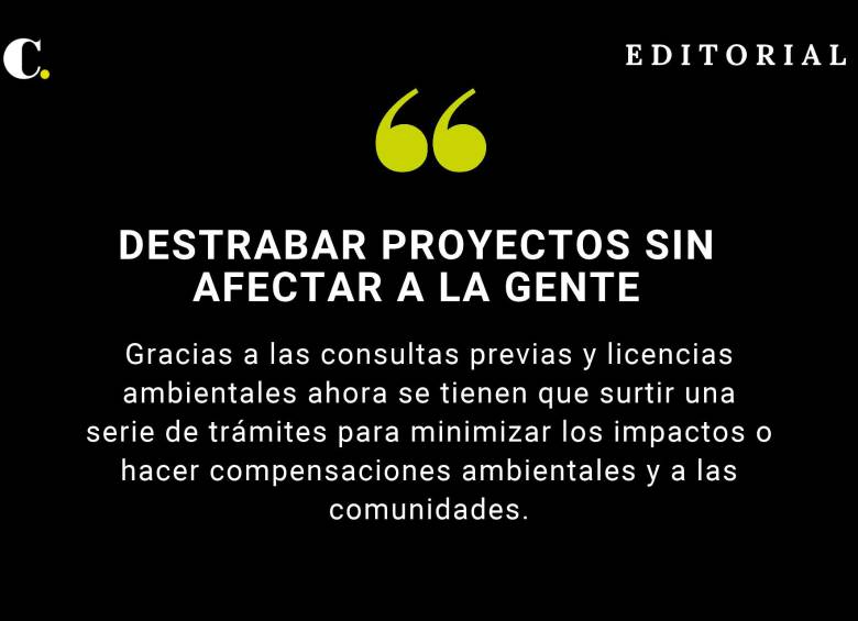 Destrabar proyectos sin afectar a la gente