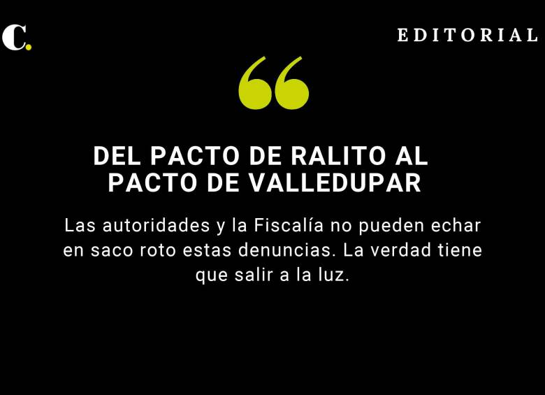 Del Pacto de Ralito al Pacto de Valledupar