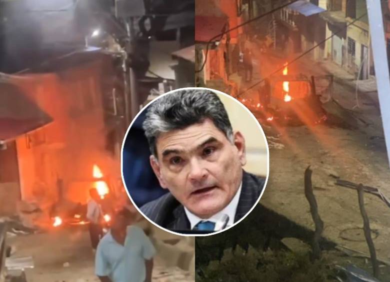 La explosión del carro bomba en Suárez, Cauca, dejó dos muertos, cuatro heridos y varios daños materiales. El procurador Gregorio Eljach condenó el atentado y pidió esclarecer con urgencia a los responsables. FOTO: captura de video, Senado. 