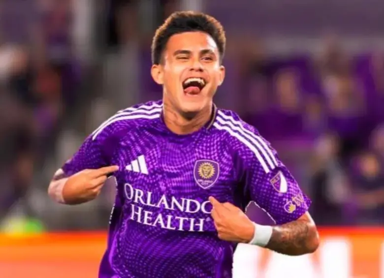El futbolista colombiano Nicolás Rodríguez fue una de las figuras del Orlando City en la temporada pasada. Foto: tomada del x de OrlandoCitySC