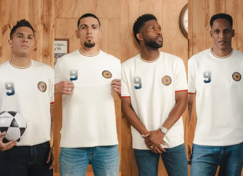 Las colecciones y productos desarrollados junto a los futbolistas incluyen prendas de edición limitada y una fragancia inspirada en la personalidad de Yerry Mina. FOTO: Quest.