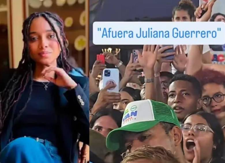 Las imágenes difundidas en redes sociales muestran que la presencia de Guerrero en el evento no tuvo buena acogida entre los asistentes. Foto: Captura de video