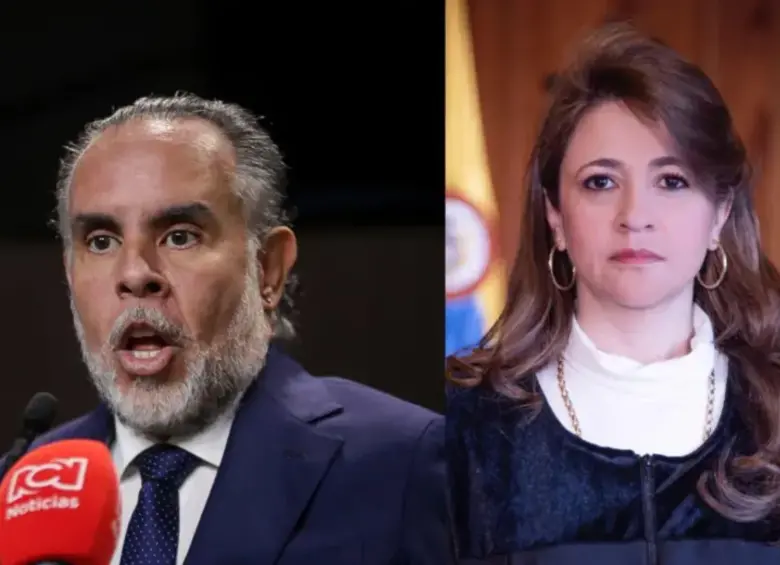 Armando Benedetti y la magistrada Cristina Lombana. Foto: Colprensa