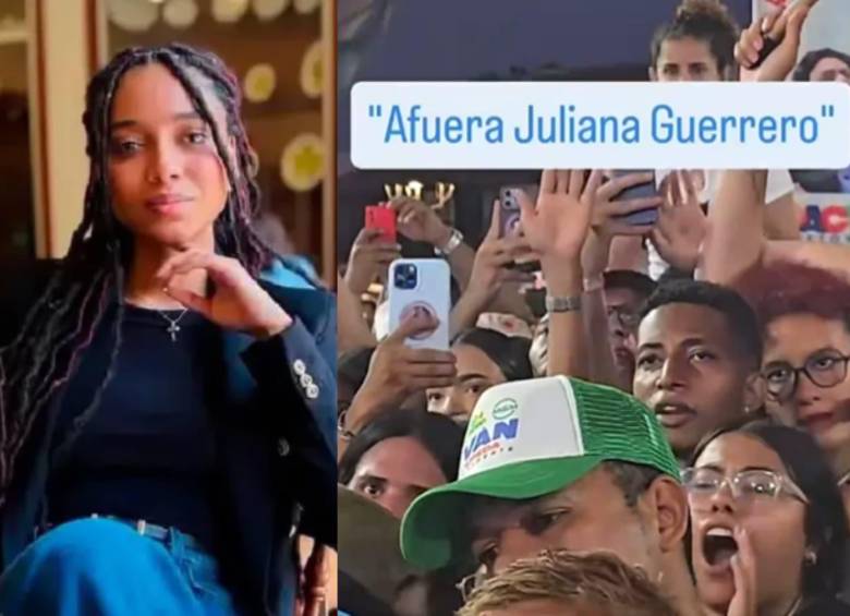 Las imágenes difundidas en redes sociales muestran que la presencia de Guerrero en el evento no tuvo buena acogida entre los asistentes. Foto: Captura de video