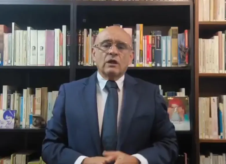 José Ismael Peña, rector designado de la Universidad Nacional. Foto: captura de video