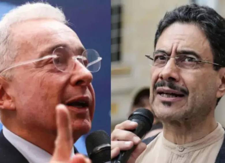 Álvaro Uribe e Iván Cepeda son rivales políticos de larga data. Foto: Colprensa.