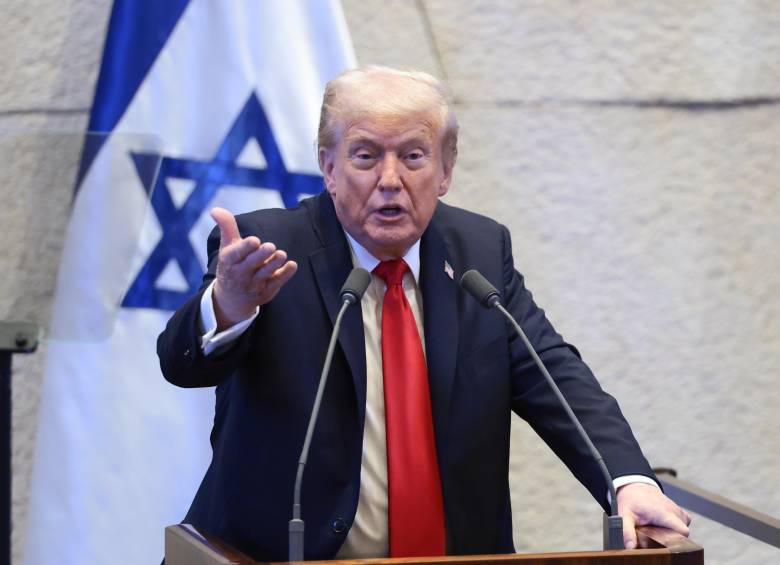 El presidente Donald Trump lanzó una advertencia al grupo Hamas luego de su viaje al Medio Oriente. Foto: Getty Images