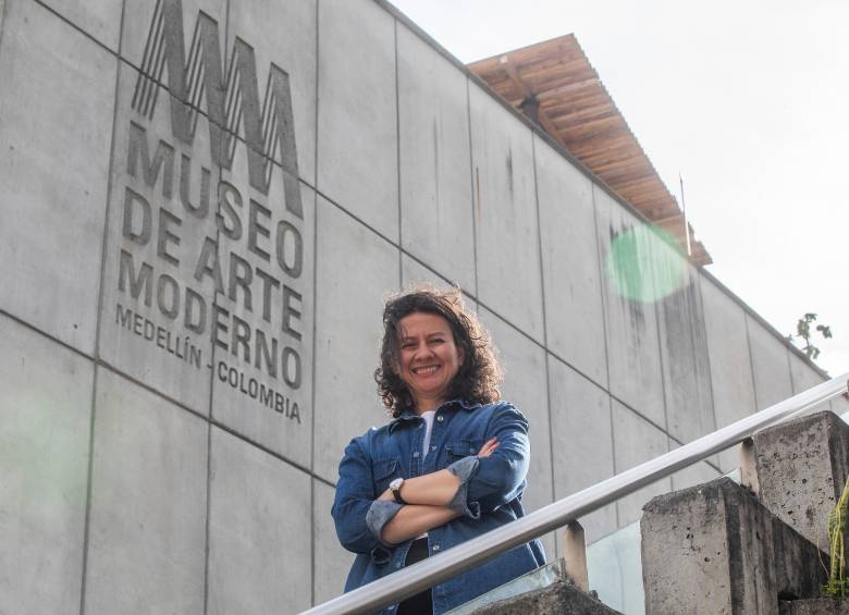María Mercedes González estuvo 13 años al frente del Museo de Arte Moderno de Medellín. FOTO Archivo EL COLOMBIANO Esneyder Gutiérrez