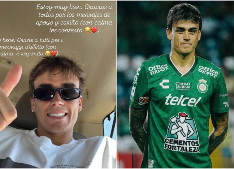 El mensaje de Nicolás Fonseca en Instagram. FOTO: REDES SOCIALES NICOLÁS FONSECA