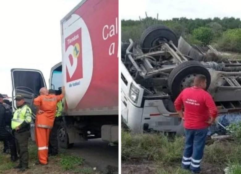 La policía, a través de la UNDMO, protegió al conductor y la mercancía. Foto: Redes sociales. 