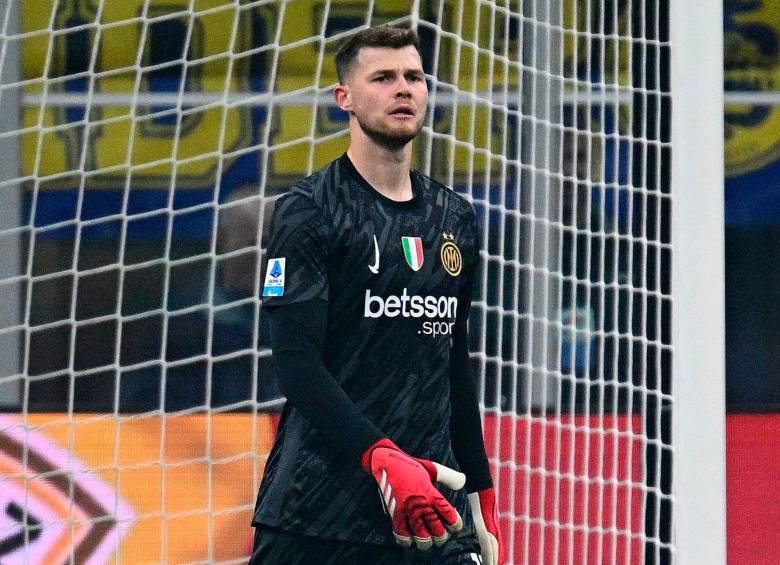 Josep Martínez, arquero del Inter de Milán. FOTO: Tomada de X @Inter