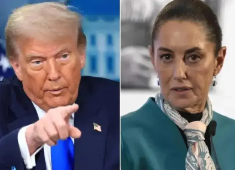 La presidenta Claudia Sheinbaum aseguró que ningún decreto del presidente Donald Trump, contra los cárteles de droga, afectará la soberanía sobre México. FOTO: Getty