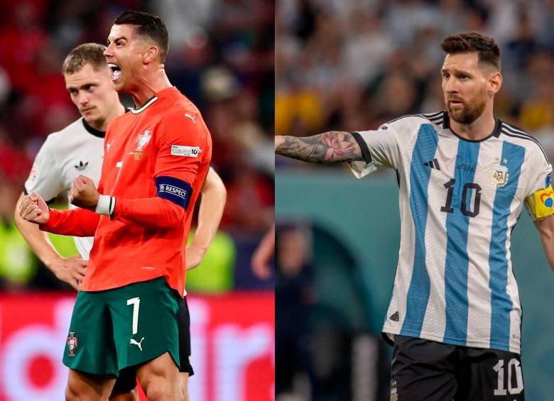 Cristiano Ronaldo ganó cinco balones de oro, mientras que Lionel Messi ostenta ocho galardones en las estanterías de su casa. FOTOS: X DE CRISTIANO RONALDO Y JUAN ANTONIO SÁNCHEZ