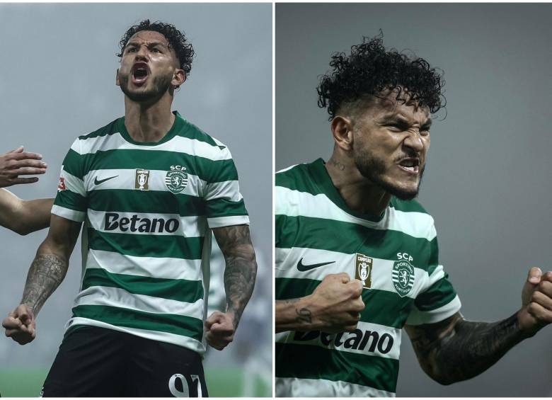 Luis Javier Suárez en un partido con el Sporting CP en la liga de Portugal. FOTO: Tomada de redes sociales @SportingCP