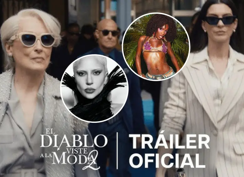Lady Gaga y Doechii sonorizan el tráiler final de El Diablo Viste a la Moda 2. Foto: @20thCenturyStudiosLA / redes sociales