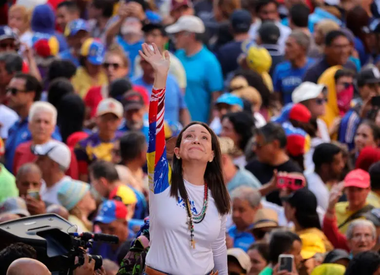 María Corina Machado, de 58 años, es la Nobel de Paz 2025. FOTO: Getty