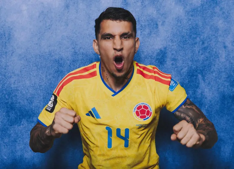Gustavo Puerta con la camiseta de la Selección Colombia. FOTO: Getty
