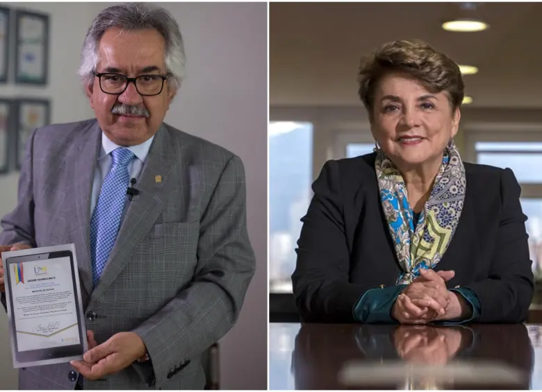 Ignacio Mantilla Prada y Dolly Montoya Castaño, son dos de los exrectores de la UNAL que firmaron la carta. FOTO: Cortesía UNAD y Cafam
