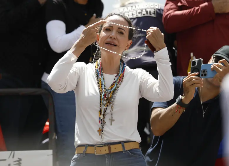 Se espera que este miércoles, 10 de diciembre, la líder opositora María Corina Machado reciba el Nobel de paz en Oslo, Noruega. Foto: Getty Images
