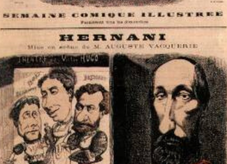 Portada del folletín francés La Luna, de 1867